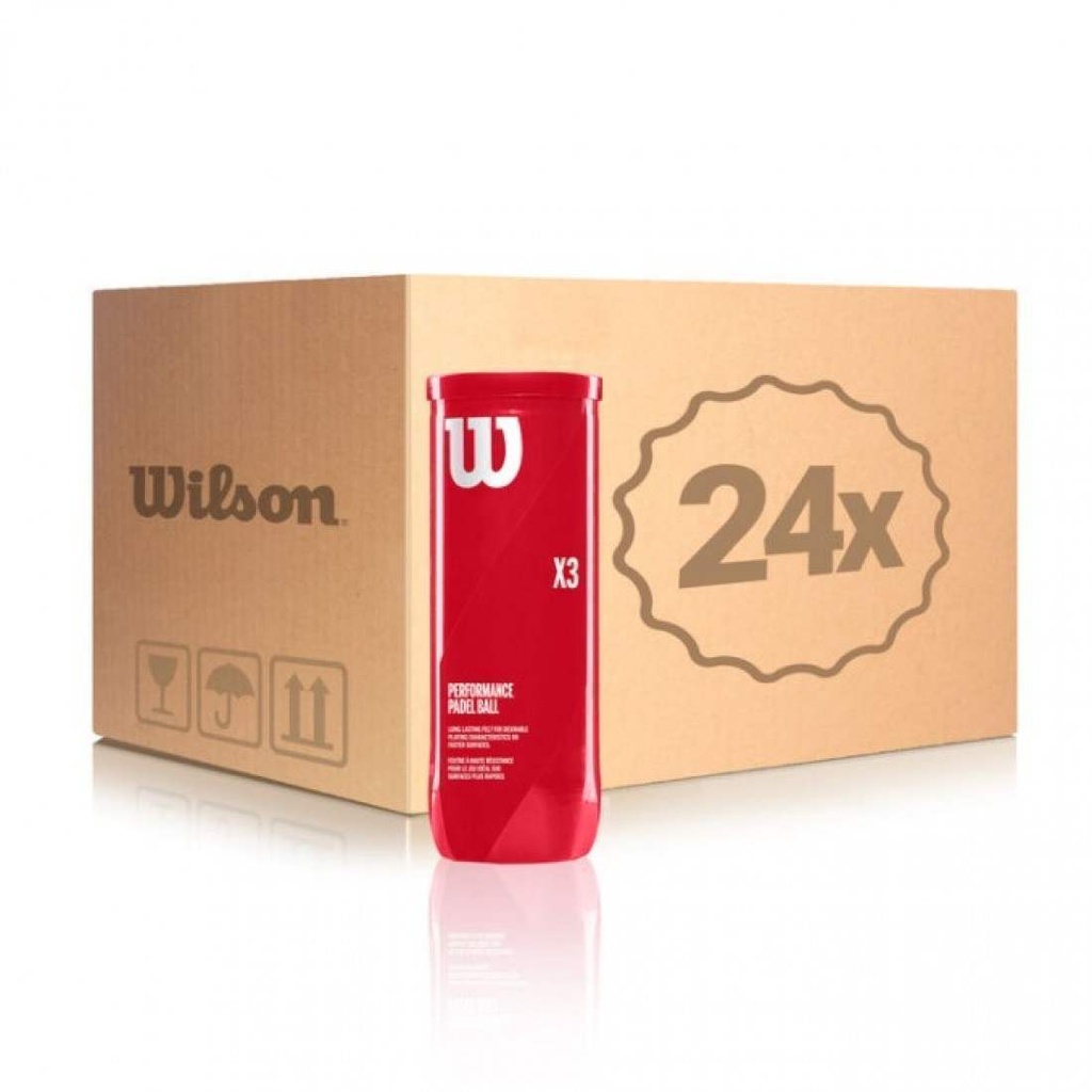 Bolas Wilson Cajon 72 Pelotas - 24 Botes de 3 uds - Wilson Padel Tenis